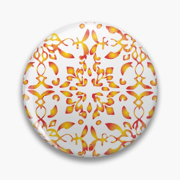 Item preview, Mosaico azulejo flores vermelho amarelo fogo designed and sold by GirlaineSQ.