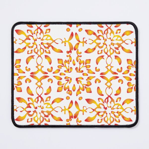 Item preview, Mosaico azulejo flores vermelho amarelo fogo designed and sold by GirlaineSQ.