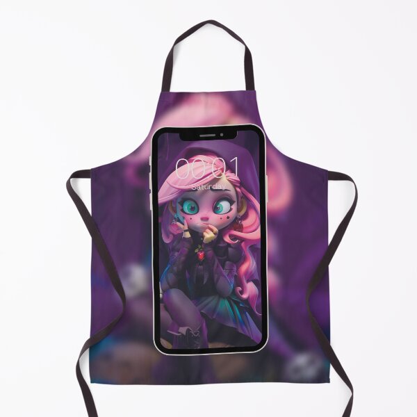 Item preview, Creepy Cute Doll Print: Unique Kawaii Design for Clothing and Gadgets designed and sold by melaesse.