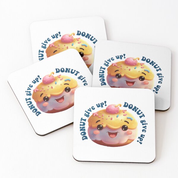 Item preview,  Donut Pun Kawaii| Funny sayings| Donut Puns| Donut give up designed and sold by Createya.