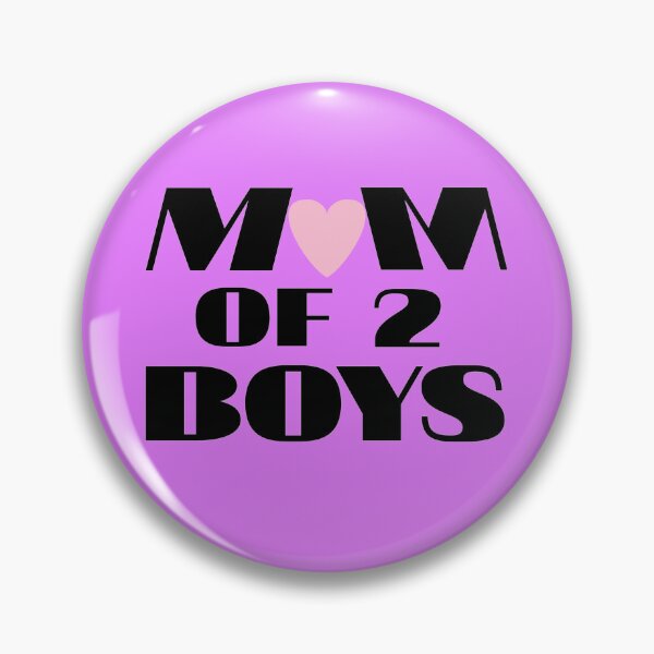 Item preview, MOM OF 2 BOYS designed and sold by RendoRed.