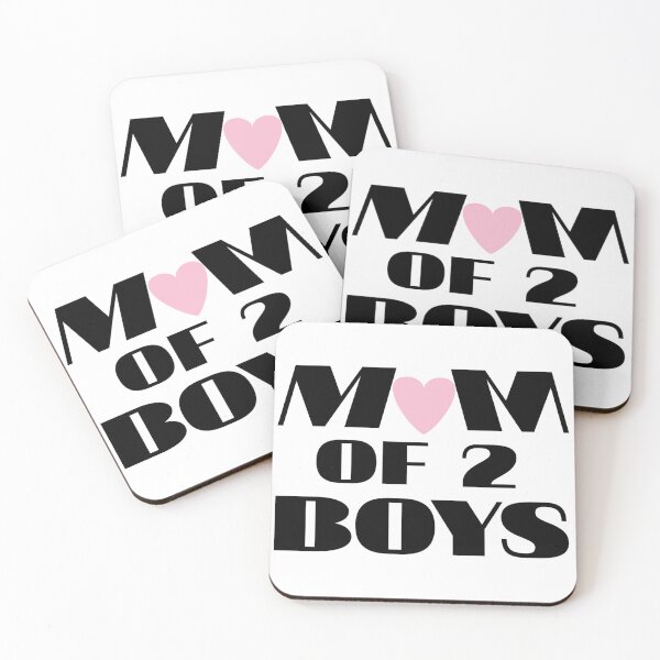 Item preview, MOM OF 2 BOYS designed and sold by RendoRed.