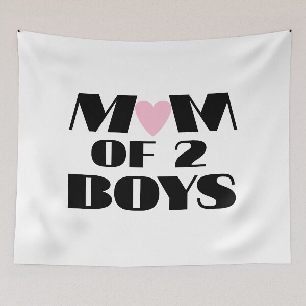 Item preview, MOM OF 2 BOYS designed and sold by RendoRed.
