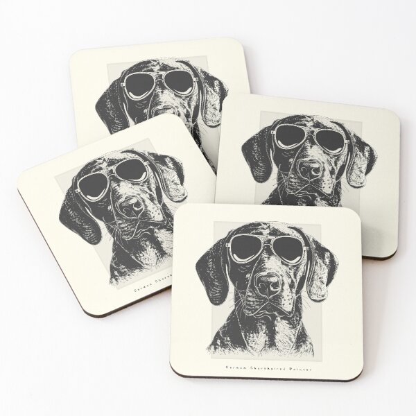 Item preview, German Shorthaired Pointer Digital Sketch Drawing Illustration designed and sold by rafaeltto.