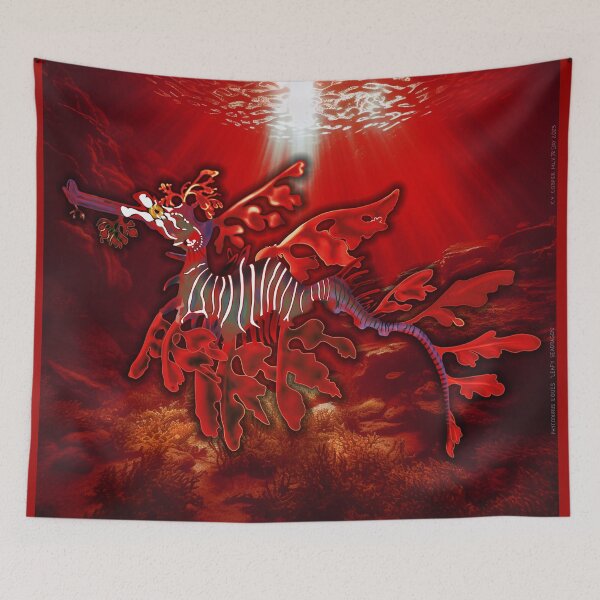 Item preview, Red Leafy Seadragon for Mom designed and sold by cycosper.