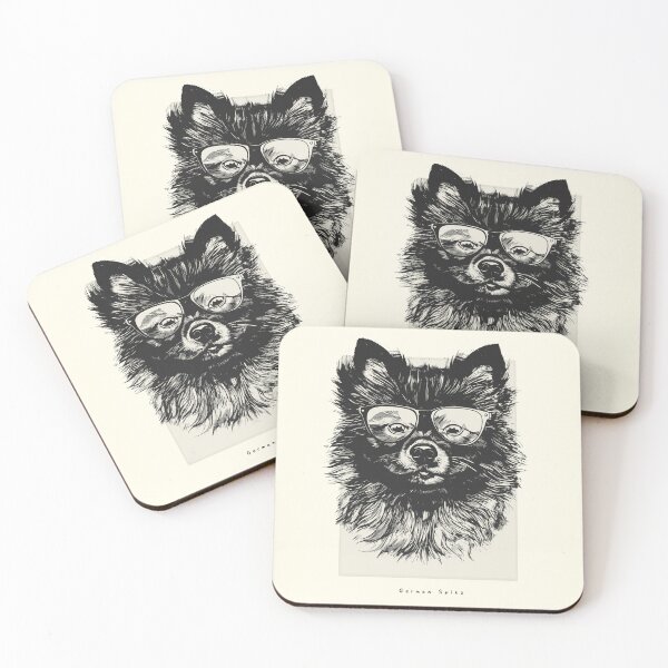 Item preview, German Spitz Digital Sketch Drawing Illustration designed and sold by rafaeltto.
