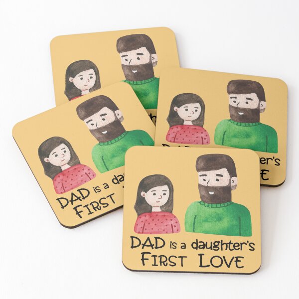 Item preview, Dad is a daughter's first love designed and sold by i-cottagedesign.