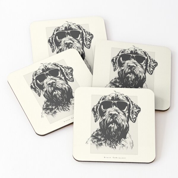 Item preview, Giant Schnauzer Digital Sketch Drawing Illustration designed and sold by rafaeltto.