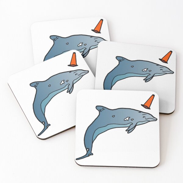 Item preview, The FL Keys Dolphin Play Time Uni Cone designed and sold by Allysha Lazar.
