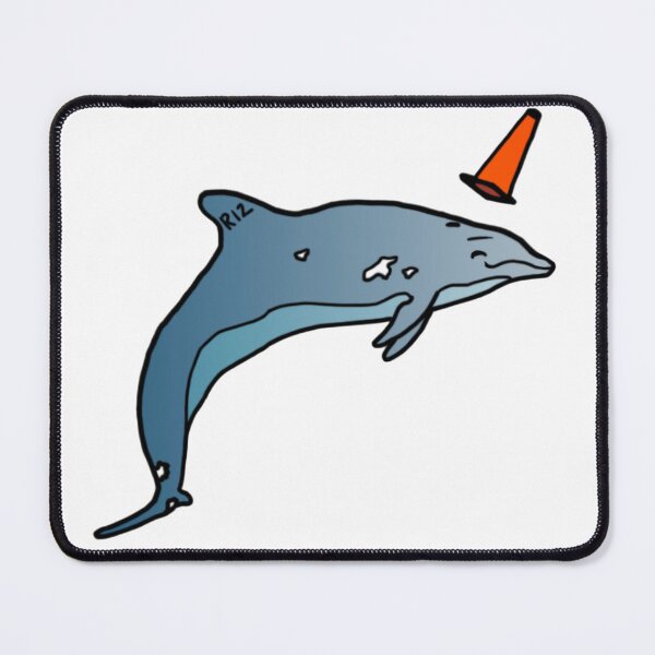 Item preview, The FL Keys Dolphin Play Time Uni Cone designed and sold by Allysha Lazar.