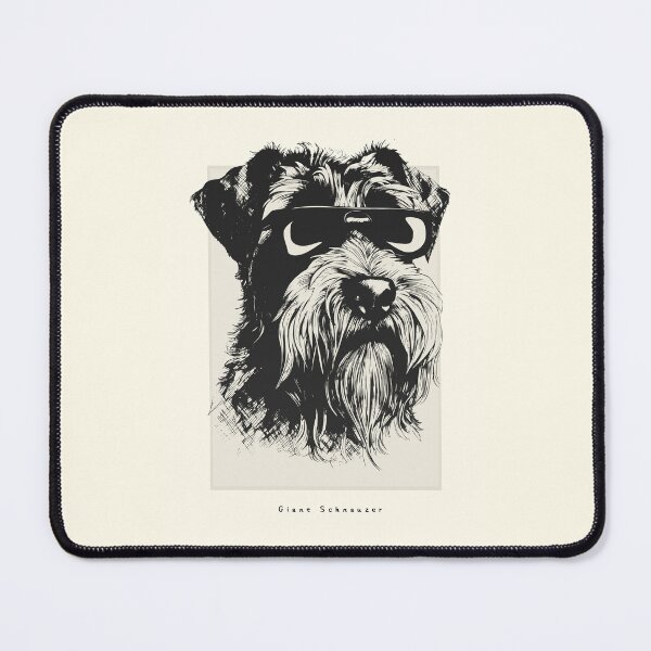 Item preview, Giant Schnauzer Digital Sketch Drawing Illustration designed and sold by rafaeltto.