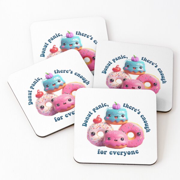 Item preview, Donut Pun Kawaii| Funny sayings| Donut Puns| Donut panic, there's enough for everyone designed and sold by Createya.