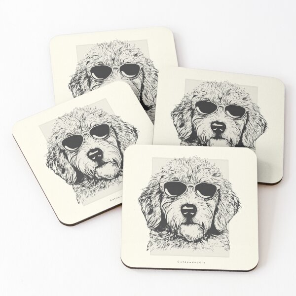 Item preview, Goldendoodle Digital Sketch Drawing Illustration designed and sold by rafaeltto.