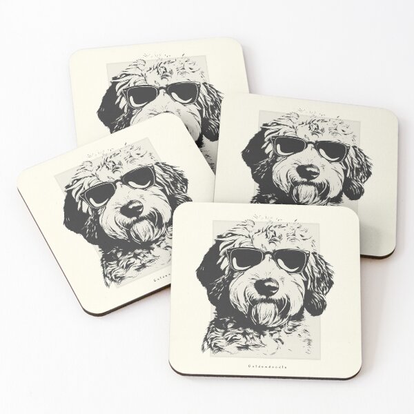 Item preview, Goldendoodle Digital Sketch Drawing Illustration designed and sold by rafaeltto.