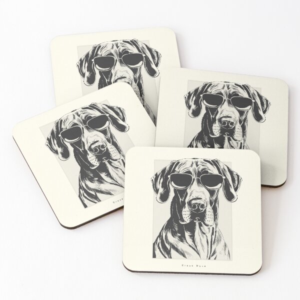 Item preview, Great Dane Digital Sketch Drawing Illustration designed and sold by rafaeltto.