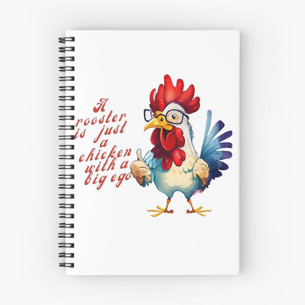 Item preview, A Rooster is just a chicken with a big ego designed and sold by Art-of-Reda.