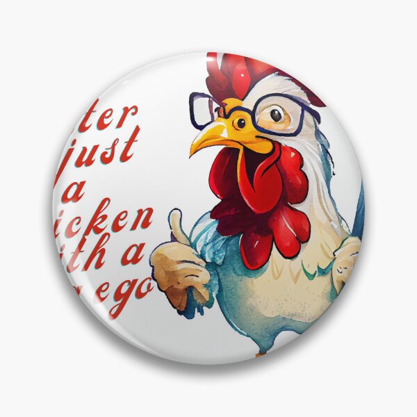 Item preview, A Rooster is just a chicken with a big ego designed and sold by Art-of-Reda.