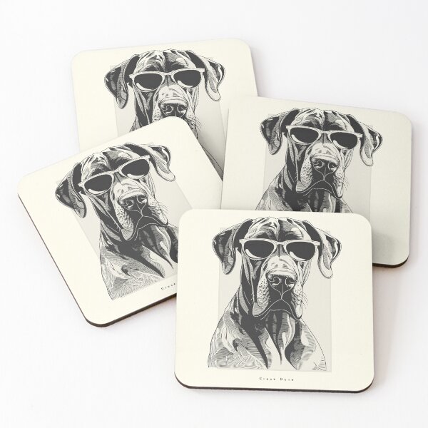 Item preview, Great Dane Digital Sketch Drawing Illustration designed and sold by rafaeltto.