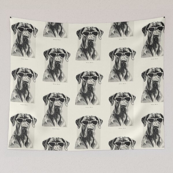 Item preview, Great Dane Digital Sketch Drawing Illustration designed and sold by rafaeltto.
