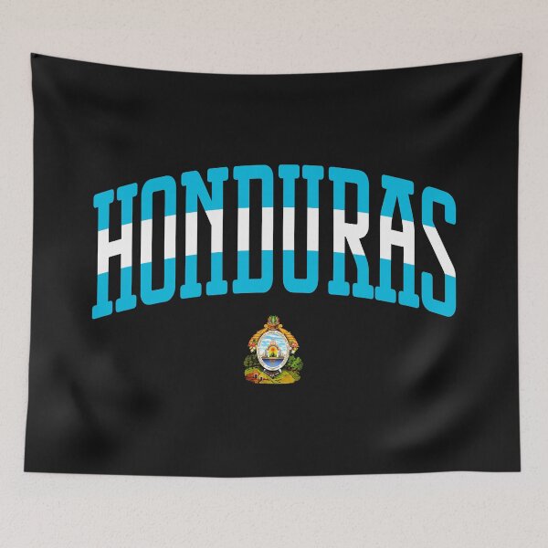 Item preview, Honduras Flag Coat Of Arms designed and sold by promoshirts.