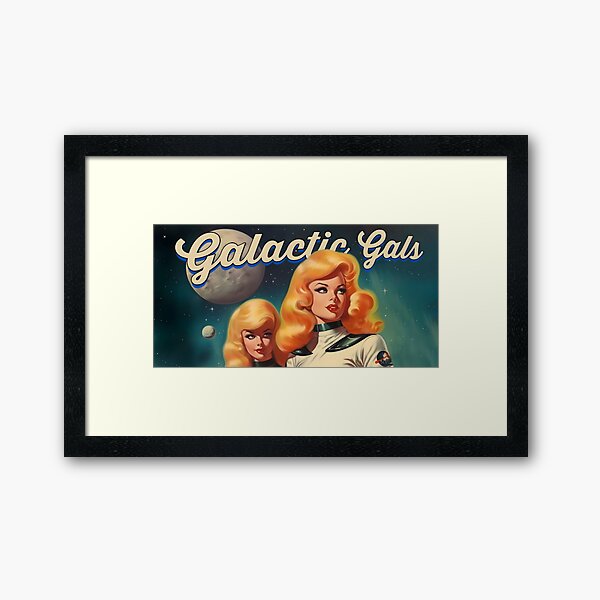 Galactic Gals #2 Framed Art Print