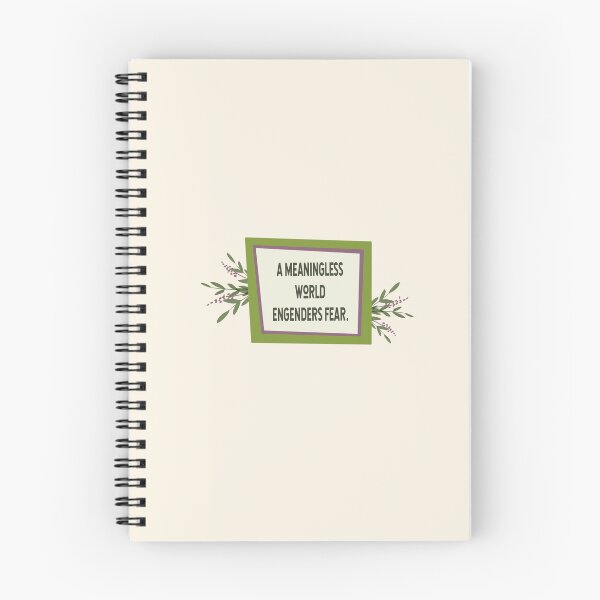 Item preview, ACIM lesson 13 : A meaningless world engenders fear. designed and sold by Amanda Webster.