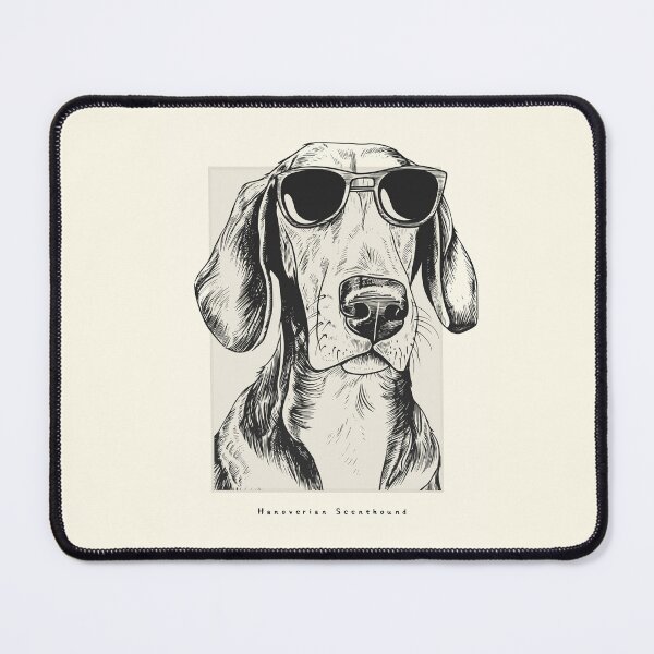 Item preview, Hanoverian Scenthound Digital Sketch Drawing Illustration designed and sold by rafaeltto.