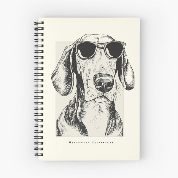 Item preview, Hanoverian Scenthound Digital Sketch Drawing Illustration designed and sold by rafaeltto.