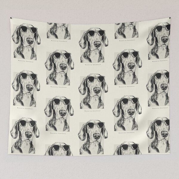 Item preview, Hanoverian Scenthound Digital Sketch Drawing Illustration designed and sold by rafaeltto.