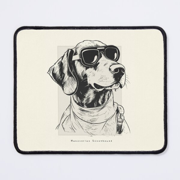 Item preview, Hanoverian Scenthound Digital Sketch Drawing Illustration designed and sold by rafaeltto.