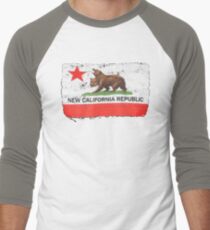 California Republic Men's Baseball ¾ T-Shirt