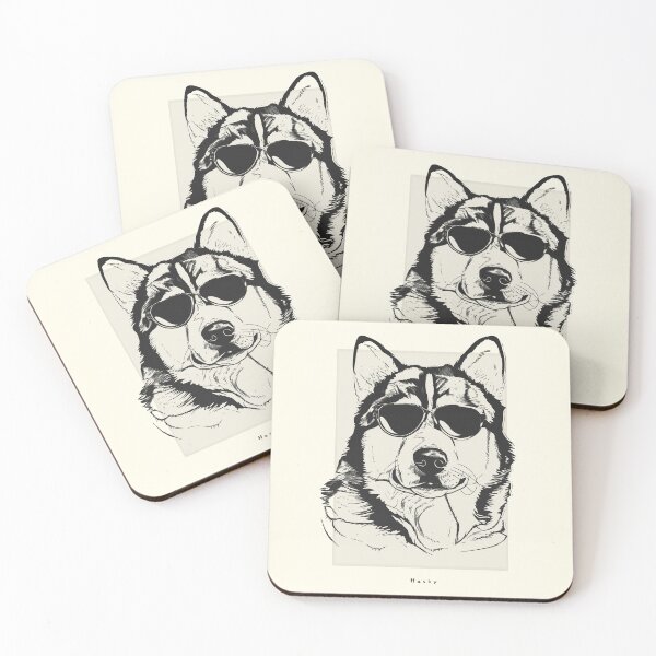 Item preview, Husky Digital Sketch Drawing Illustration designed and sold by rafaeltto.