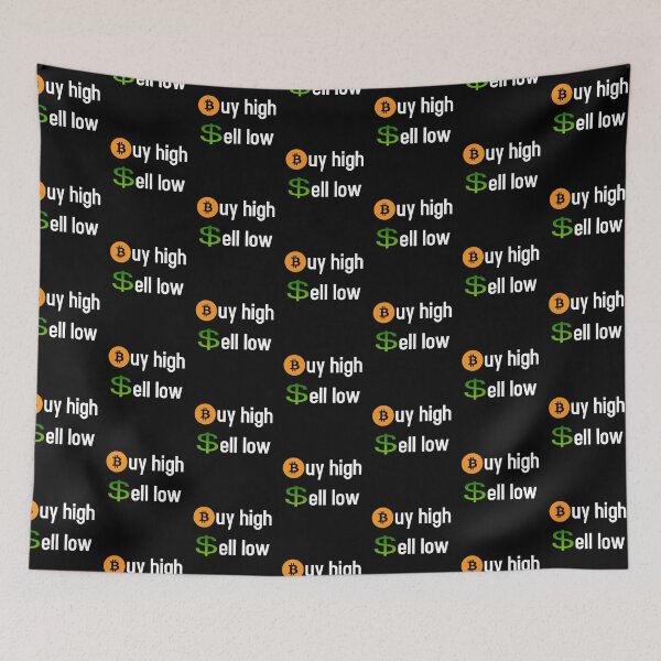 Item preview, Buy High Sell Low Tee designed and sold by Jonathan Underwood.