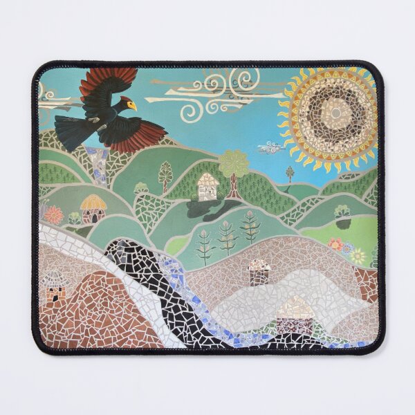 Item preview, A Sunrise Over Fort Portal - Mural Art Project in Uganda designed and sold by Jillianamatt.