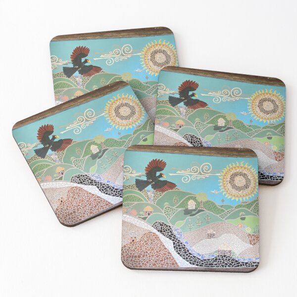 Item preview, A Sunrise Over Fort Portal - Mural Art Project in Uganda  designed and sold by Jillianamatt.