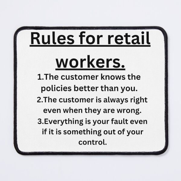 Item preview, Rules for retail. designed and sold by Silverwolfden.