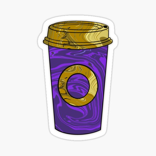 Starbucks purple drink Sticker for Sale by ThelazyKoala