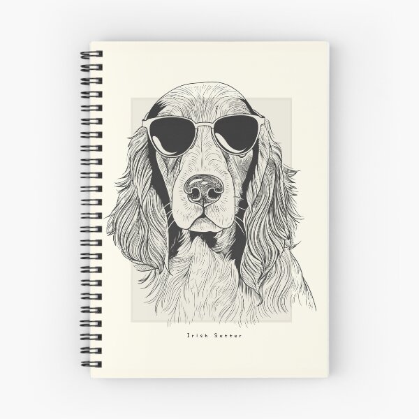 Item preview, Irish Setter Digital Sketch Drawing Illustration designed and sold by rafaeltto.