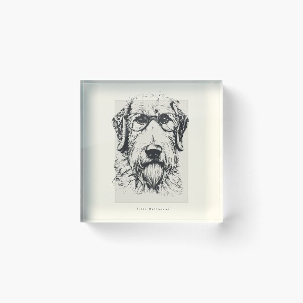 Item preview, Irish Wolfhound Digital Sketch Drawing Illustration designed and sold by rafaeltto.