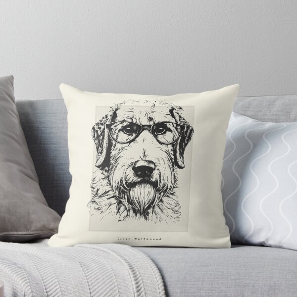 Item preview, Irish Wolfhound Digital Sketch Drawing Illustration designed and sold by rafaeltto.