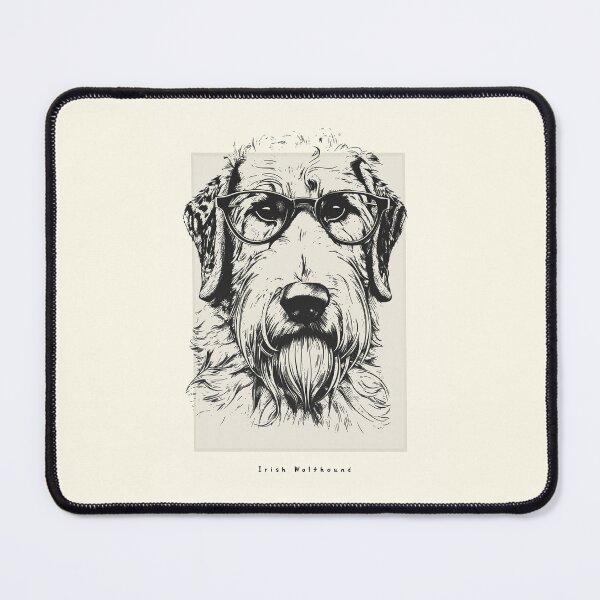 Item preview, Irish Wolfhound Digital Sketch Drawing Illustration designed and sold by rafaeltto.