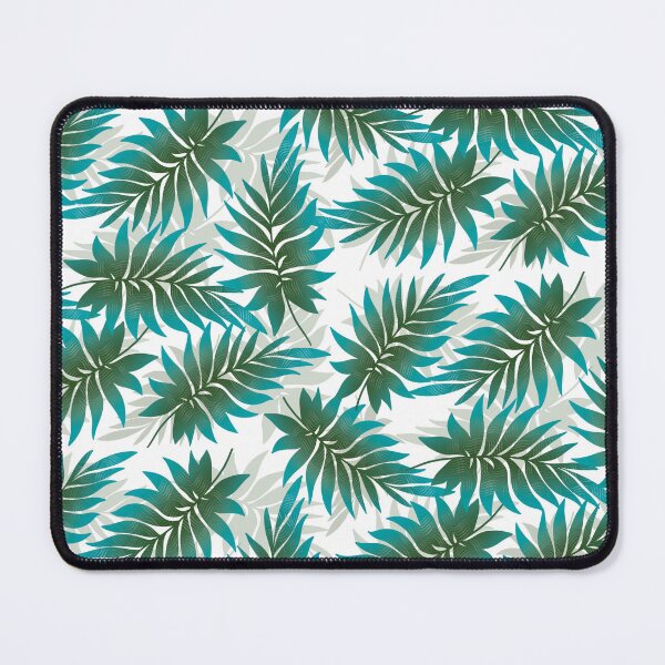 Item preview, Tropical Fern Leaves - Turquoise designed and sold by JaselviiStudio.