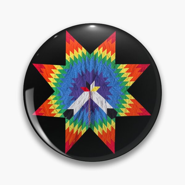 Item preview, Two Spirit Star Quilt designed and sold by Dee Croaker Artistry.