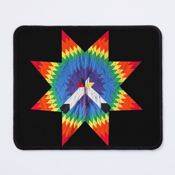 Item preview, Two Spirit Star Quilt designed and sold by Dee Croaker Artistry.