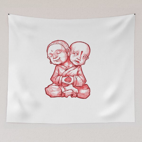 Item preview, Two Headed Buddha designed and sold by stygiansatyr.