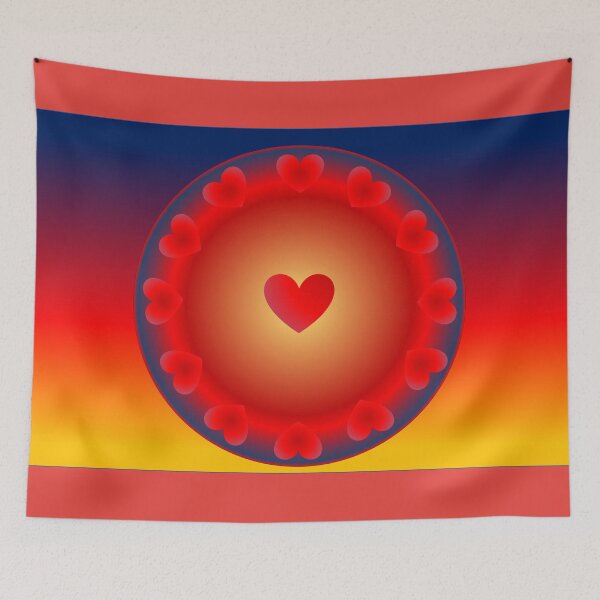 Item preview, Twelve red hearts designed and sold by hermarartonline.
