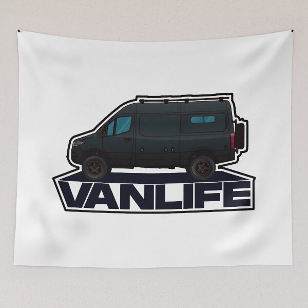 Item preview, VanLife Car Dark designed and sold by mapurito.