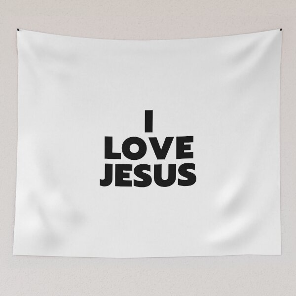 Item preview, I Love Jesus designed and sold by ViewerEqualsPhoton.
