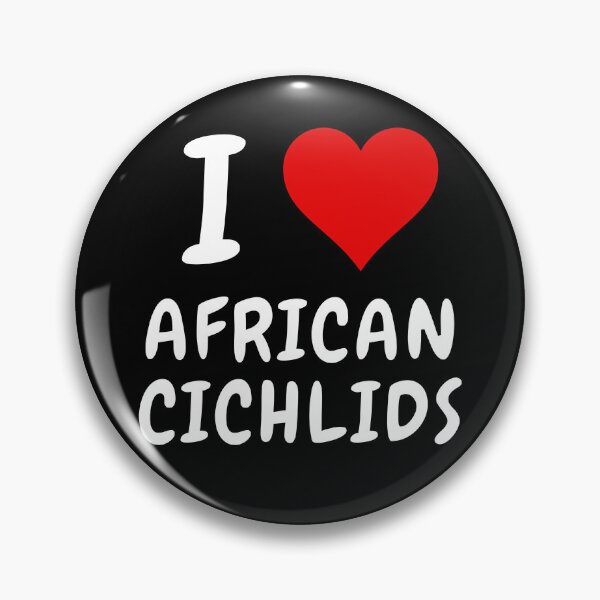 Item preview, I Heart African Cichlids designed and sold by MojaveTradePost.