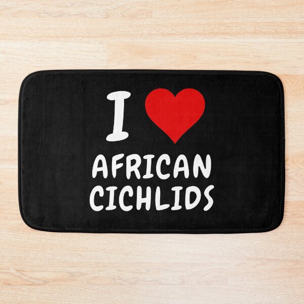 Item preview, I Heart African Cichlids designed and sold by MojaveTradePost.